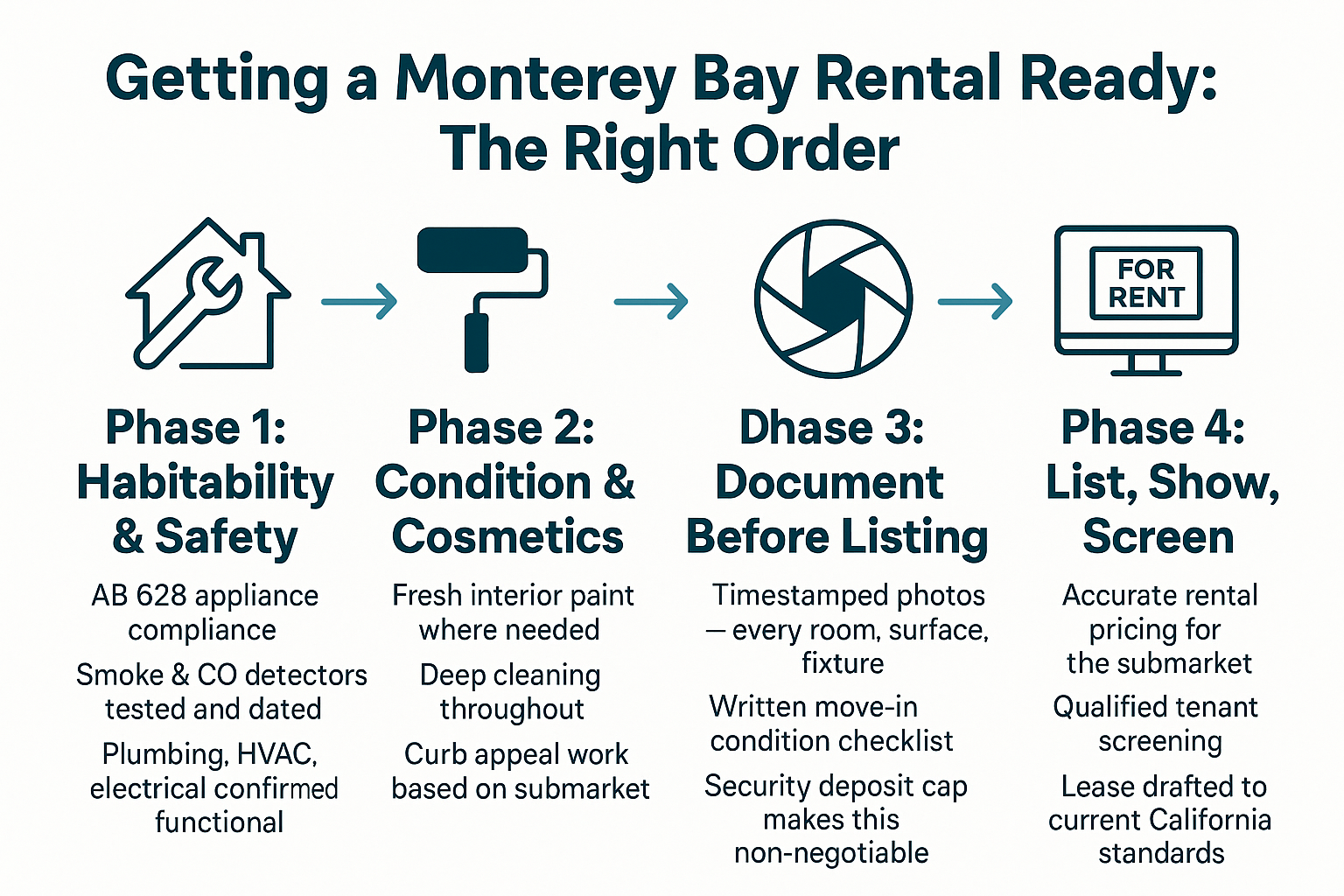 Getting a Monterey Bay Rental Ready: What Actually Has to Happen
